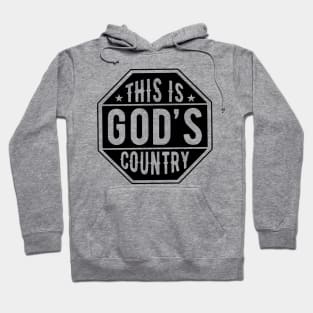 This Is God’s Country, Octagon Sign, 4th Of July Hoodie